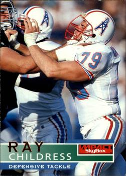 Ray Childress Houston Oilers 1995 SkyBox Impact NFL #57
